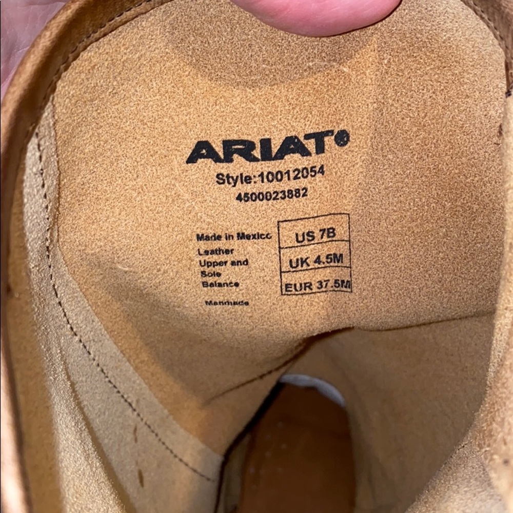 Ariat Barbury Riding Boot Size 7B Light Brown - Picture 6 of 6